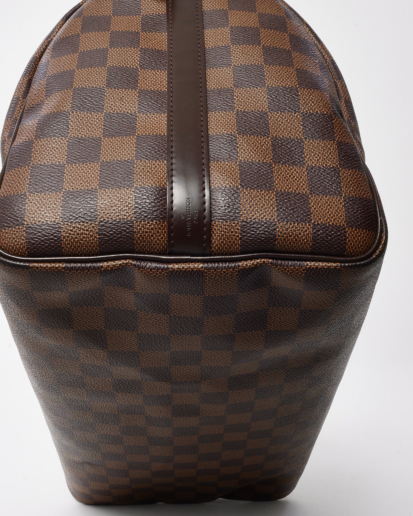 Louis Vuitton Damier Ebene Coated Canvas Speedy Bandoulière 35 with Initials