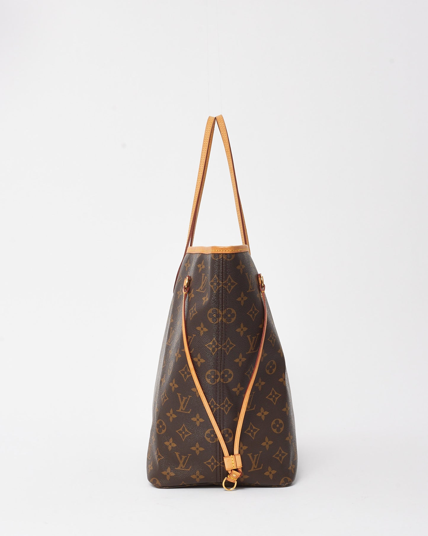 Louis Vuitton Monogram Canvas Neverfull GM Bag with Pouch (with Initials)