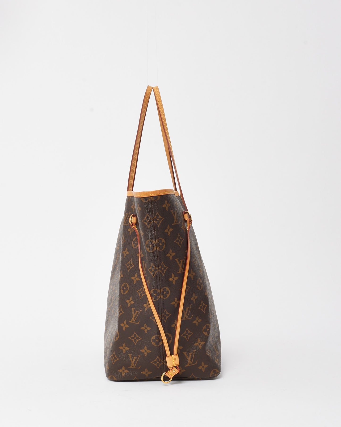 Louis Vuitton Monogram Canvas Neverfull GM Bag with Pouch (with Initials)
