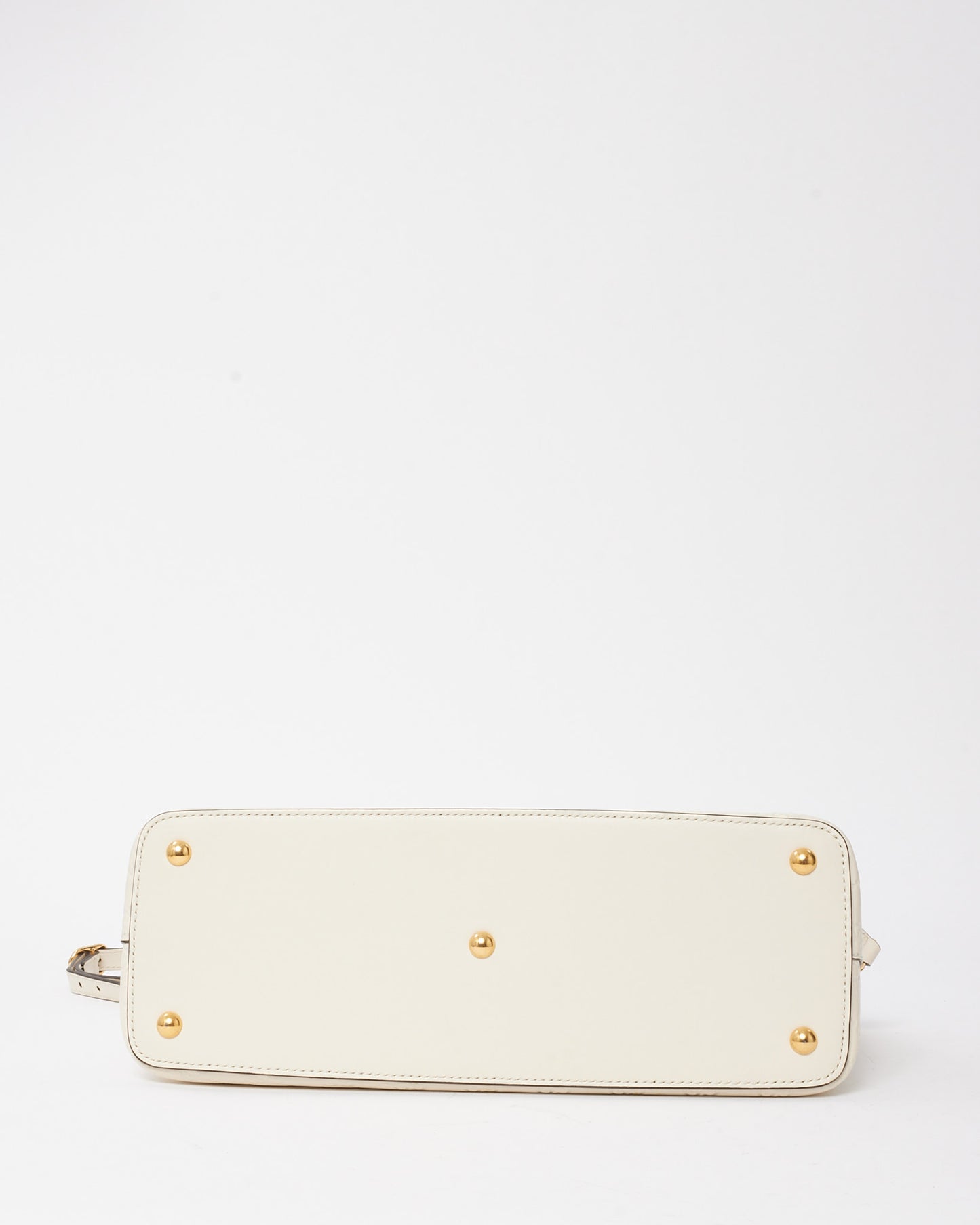 Gucci White GG Guccissima Embossed Leather 2Way Convertible Tote Bag