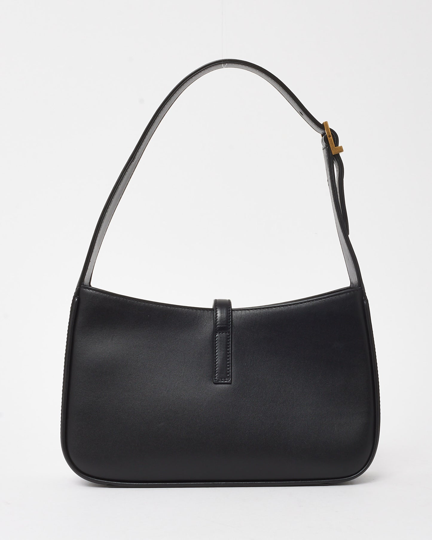 Saint Laurent Black Smooth Calfskin Leather Le 5 a 7 Shoulder Bag