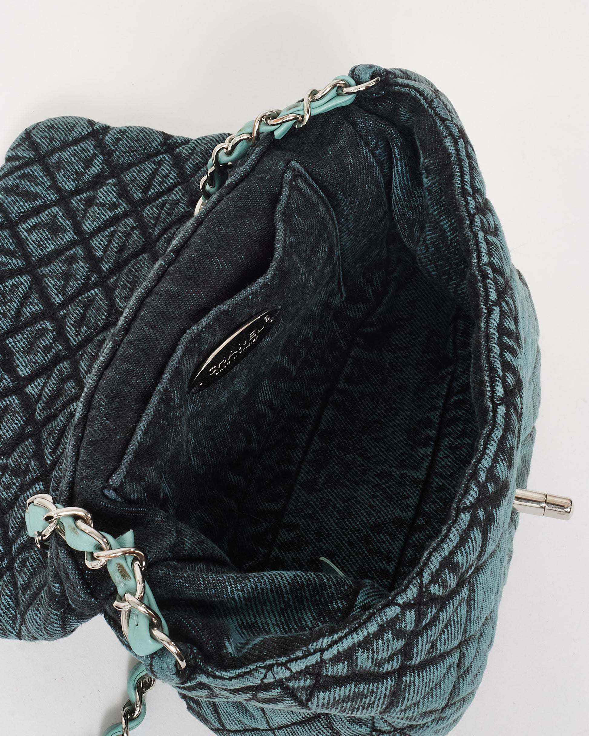 Denim Chanel Mini Square 2020 Chanel 23P Sweetheart Mini Square