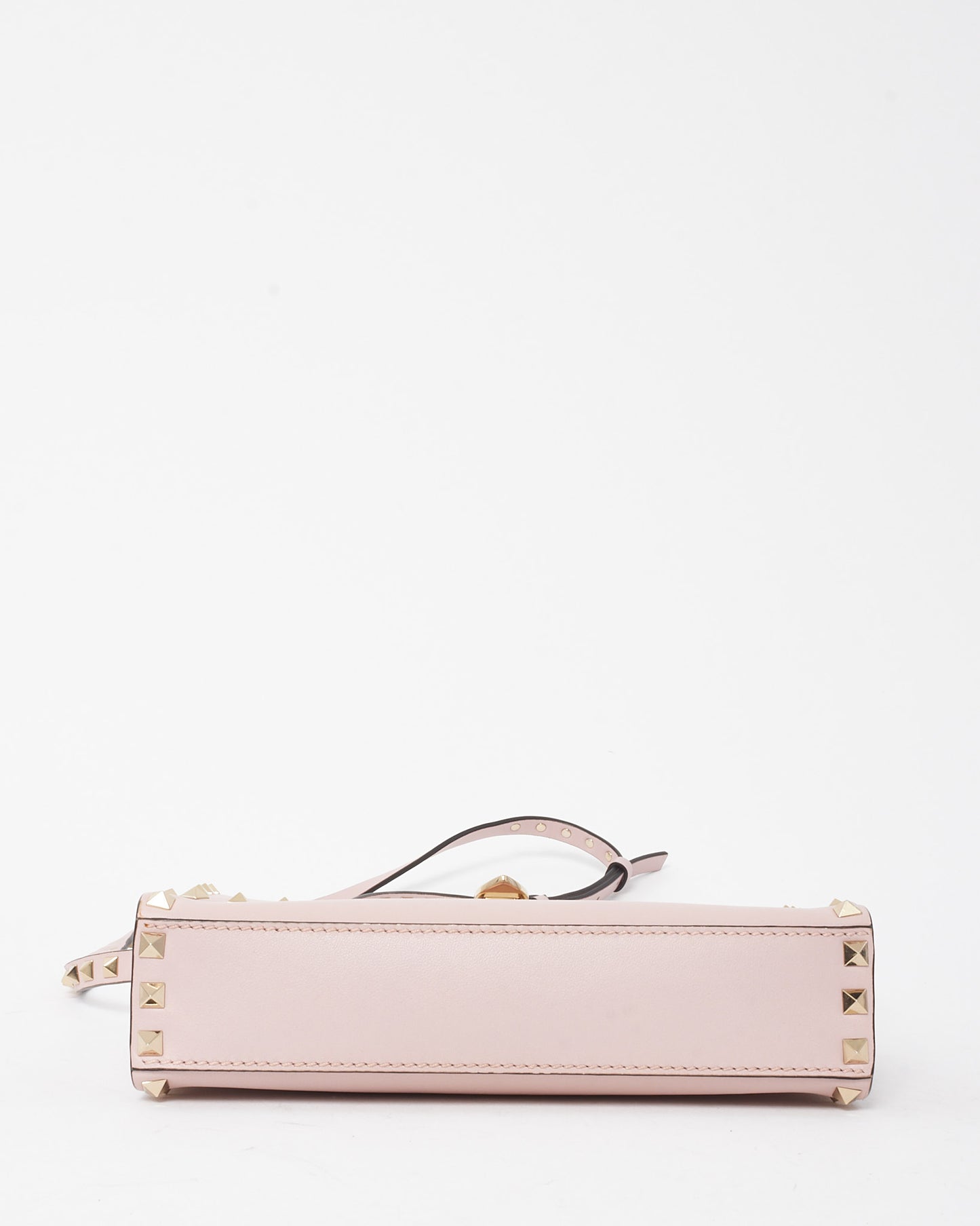 Valentino Pink Smooth Leather Small Rockstud Crossbody Bag