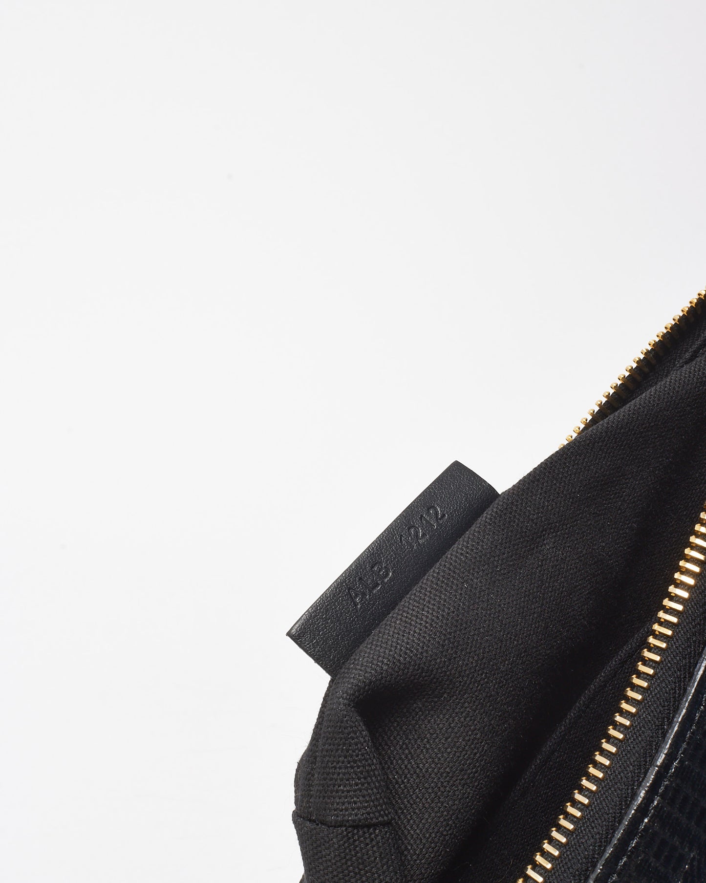 Givenchy Black 4G Coated Canvas Large Logo Wristlet Pouch