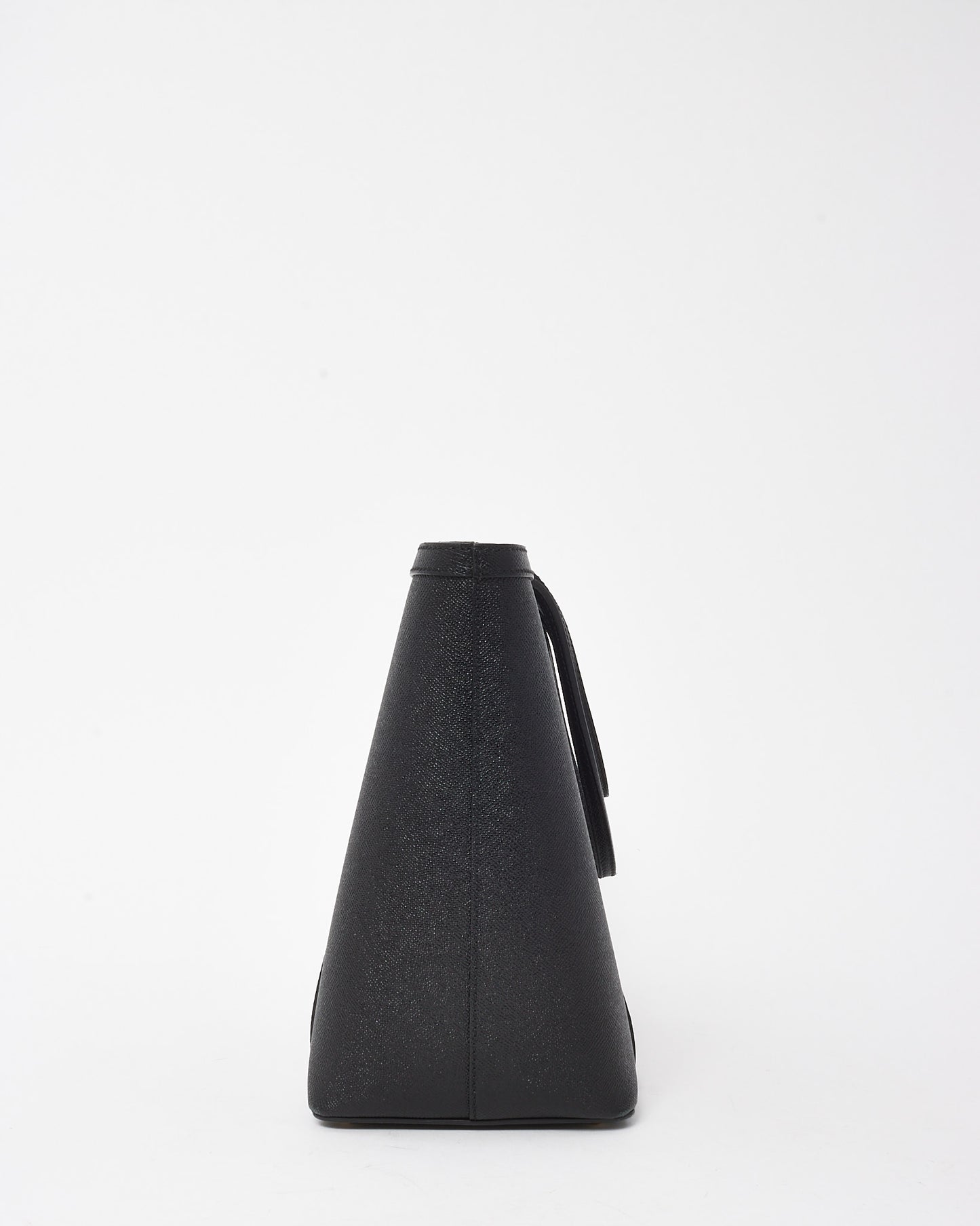 Dolce & Gabbana Black Grained Leather Miss Escape Shopping Tote Bag