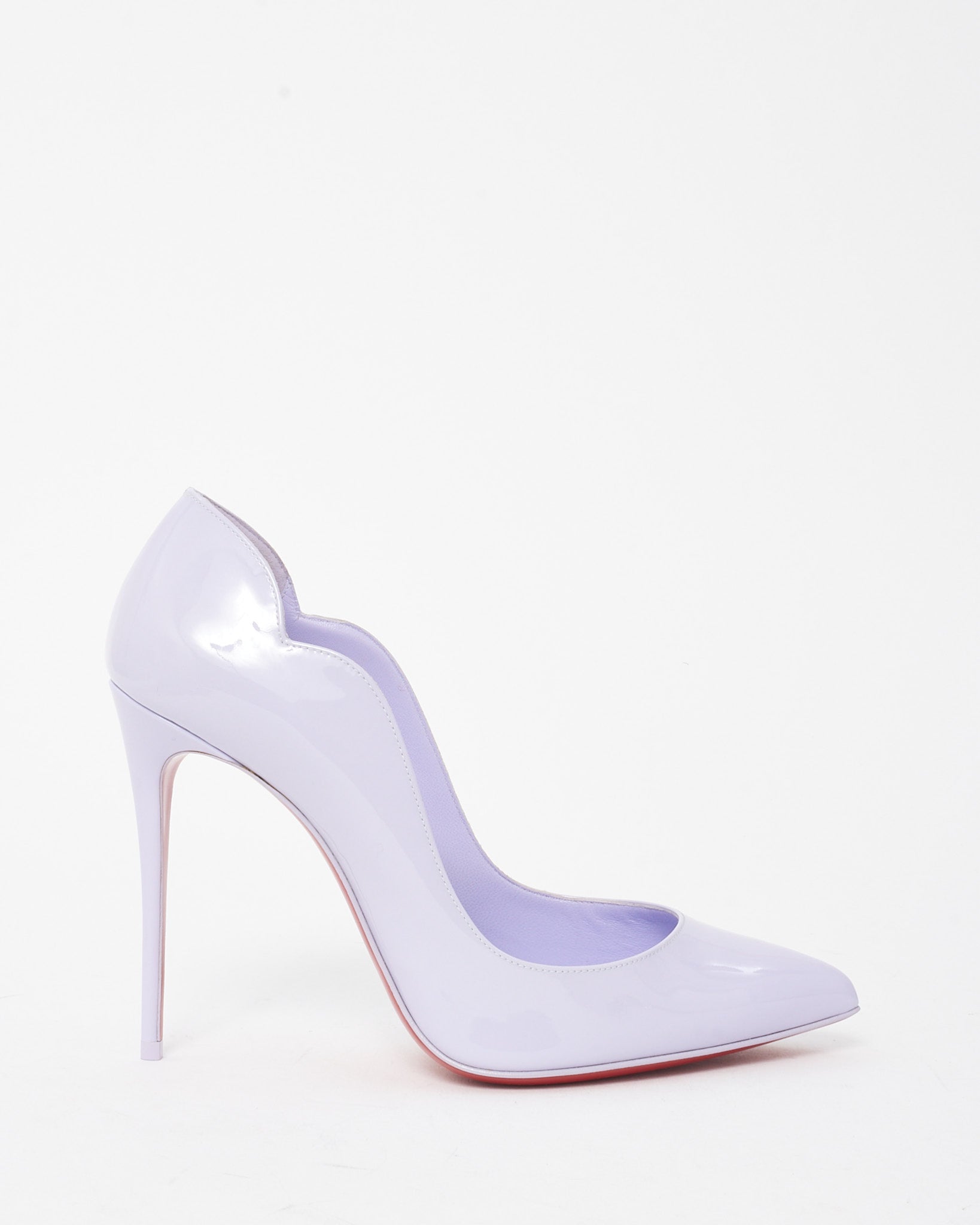 Buy CChristian Louboutin Purple Patent Leather Hot Chick 100mm