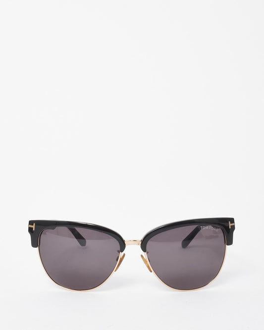 Tom Ford Black Fany TF368 Cat Eye Sunglasses