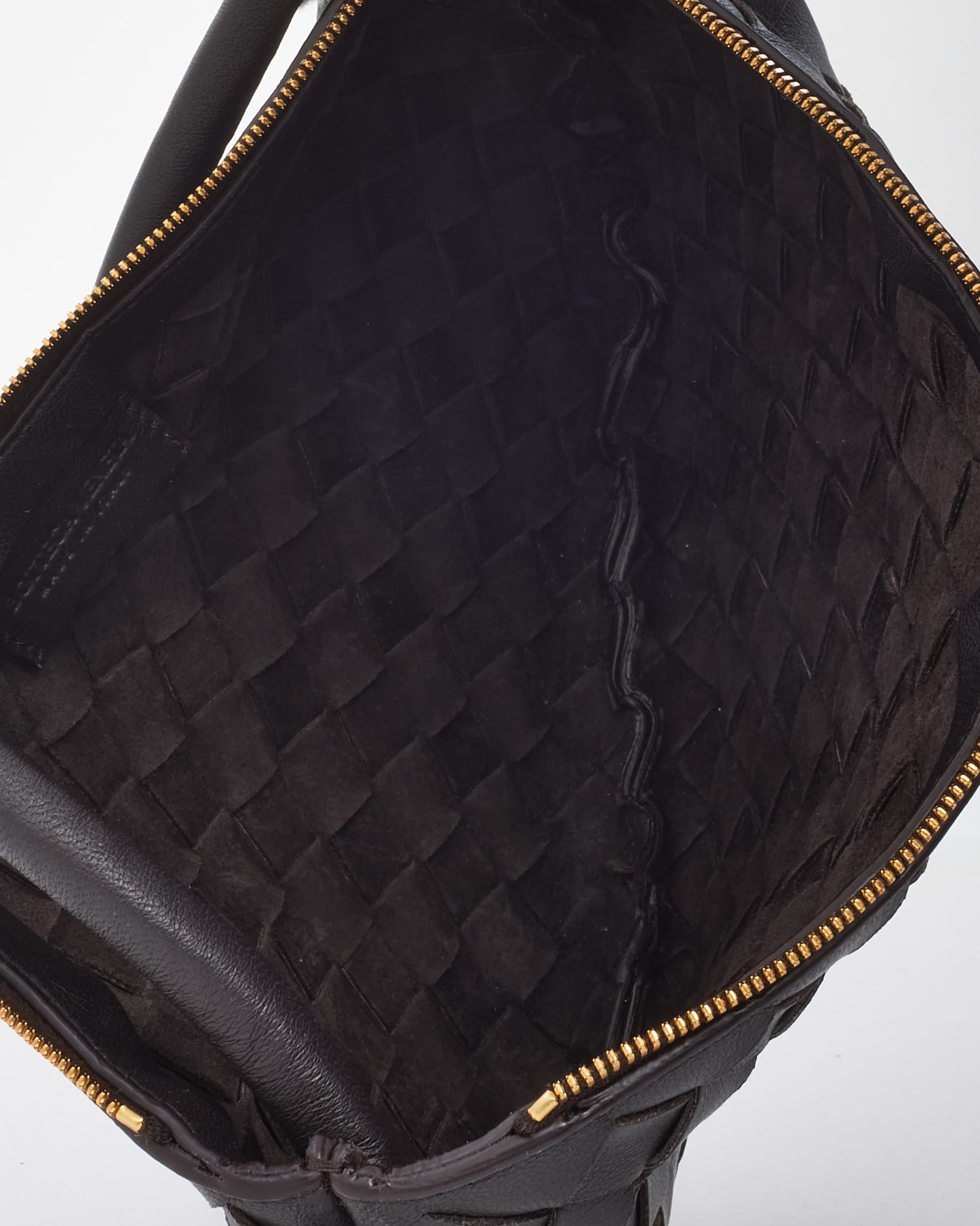 Bottega Veneta Brown (Fondant) Intrecciato Leather Small Turn Pouch Bag