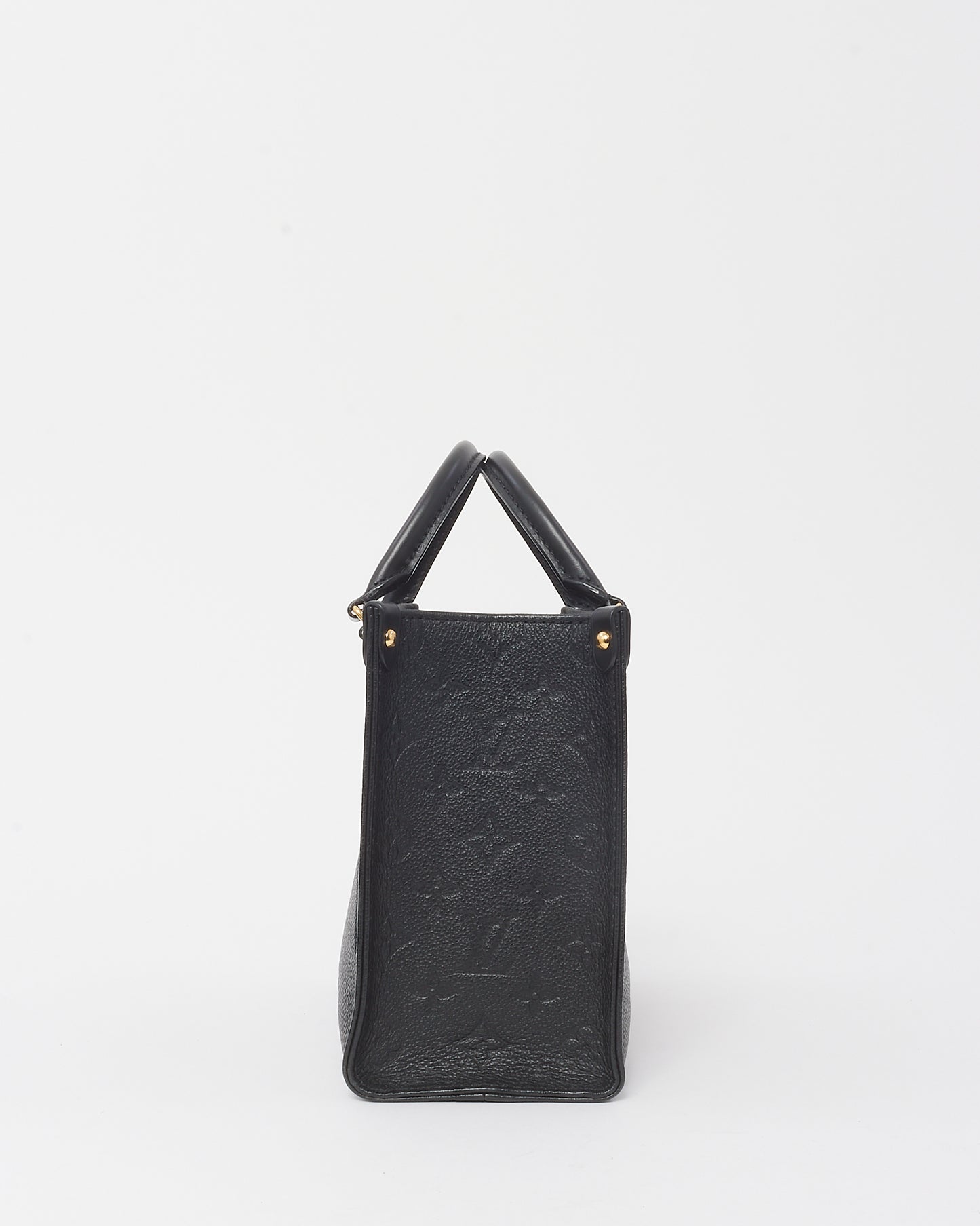 Louis Vuitton Black Monogram Empreinte Leather OnTheGo PM Bag
