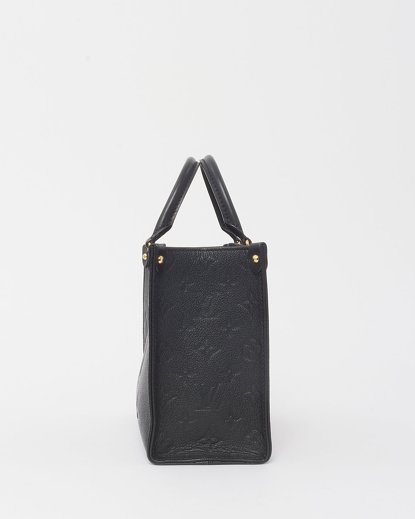 Louis Vuitton Black Monogram Empreinte Leather OnTheGo PM Bag