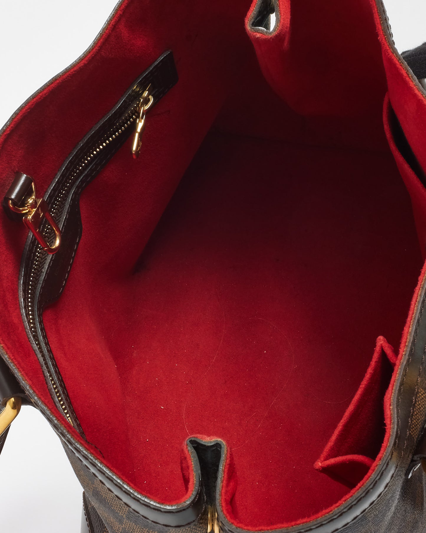 Louis Vuitton Damier Ebene Coated Canvas Hampstead PM Shoulder Bag