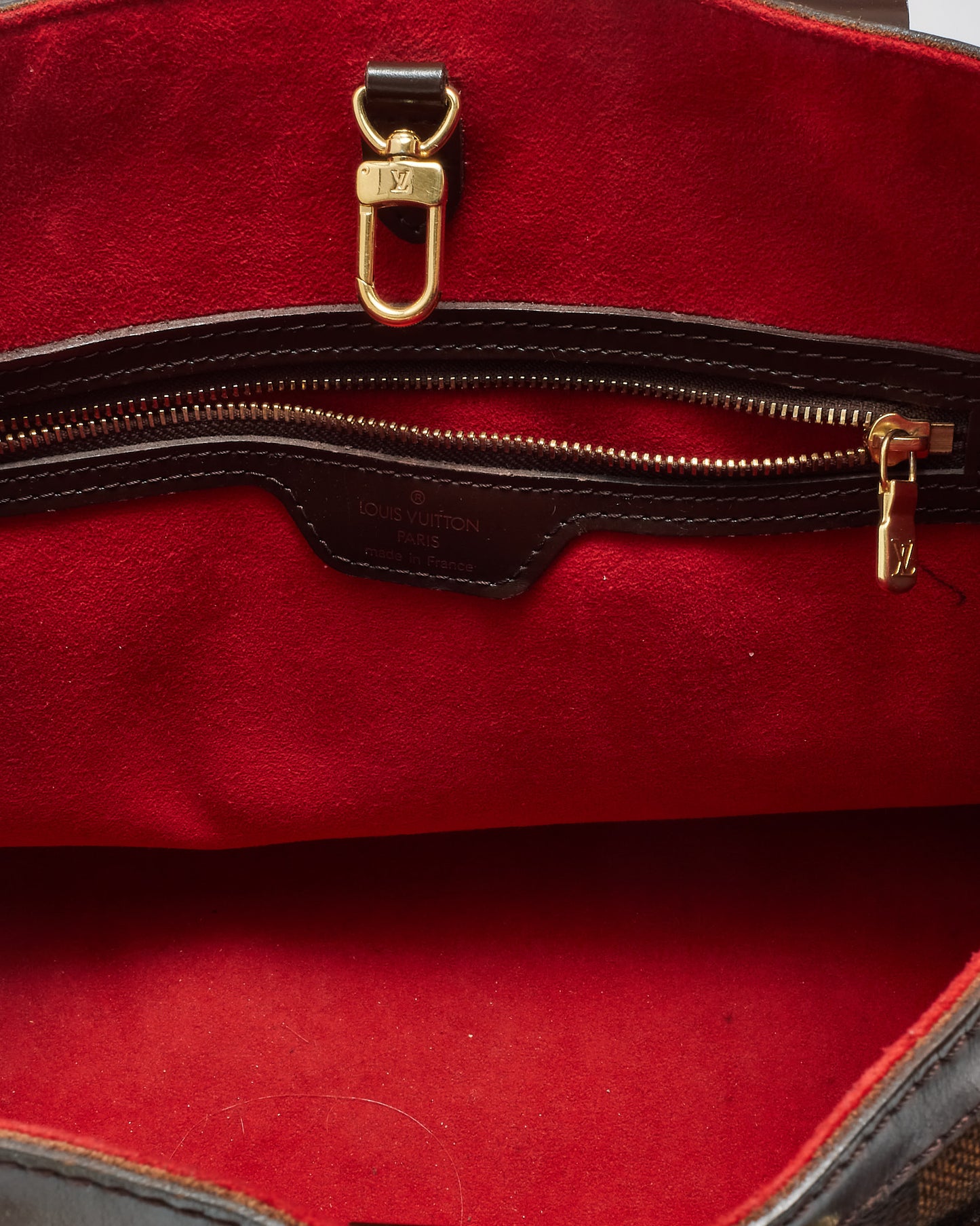 Louis Vuitton Damier Ebene Coated Canvas Hampstead PM Shoulder Bag