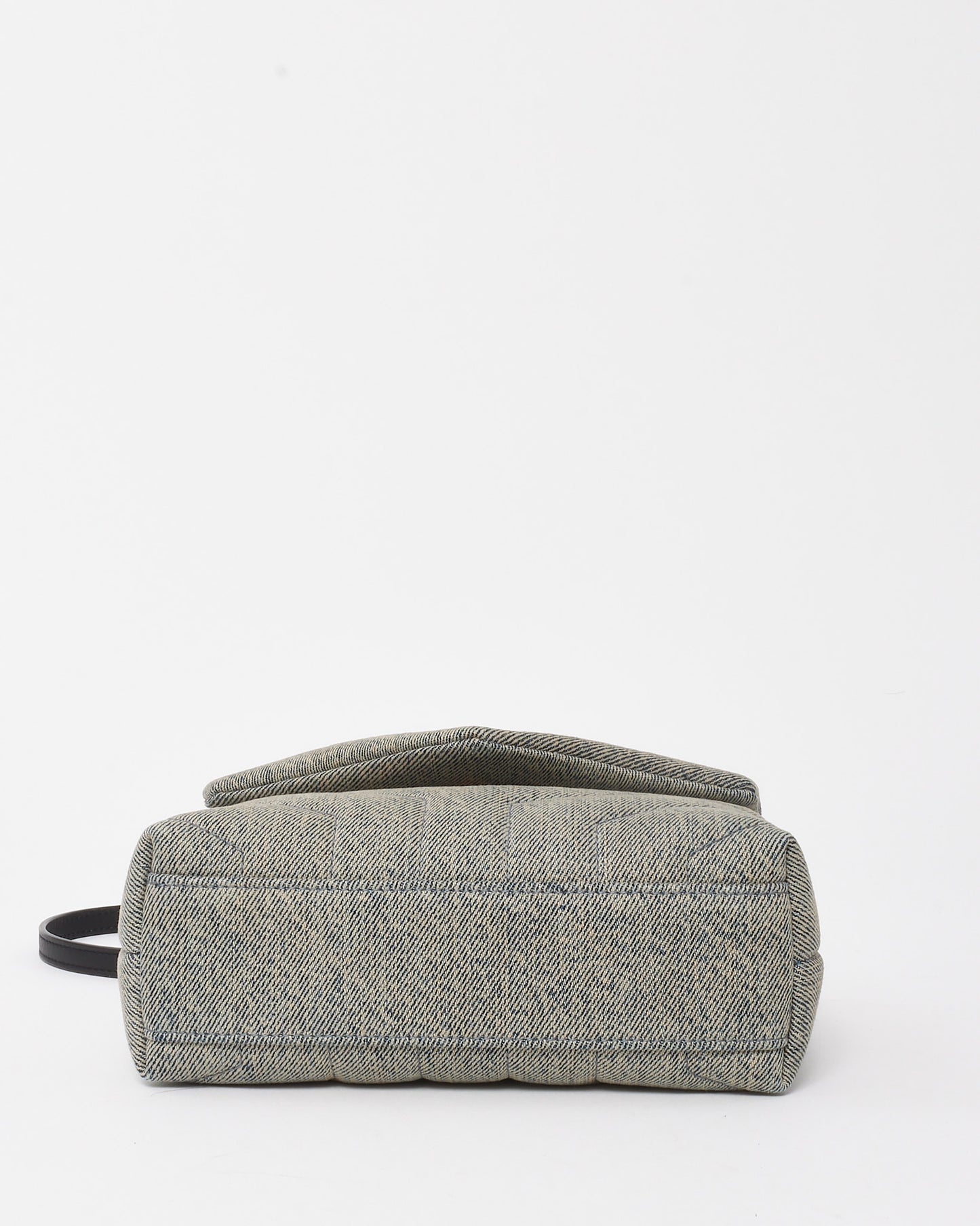 Saint Laurent Light Azure Blue Denim Toy LouLou Crossbody Bag GHW