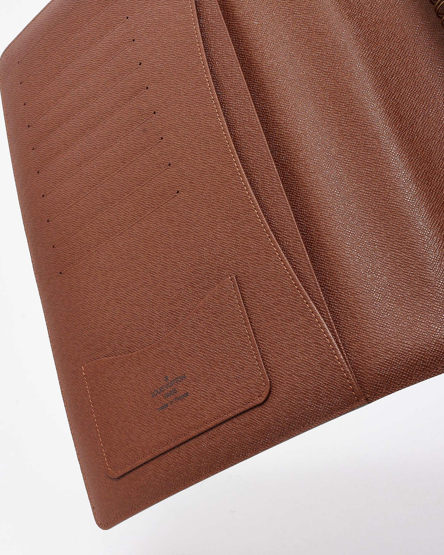 Louis Vuitton Monogram Canvas Large Desk A4 Bloc Agenda/Notebook Cover with Pen