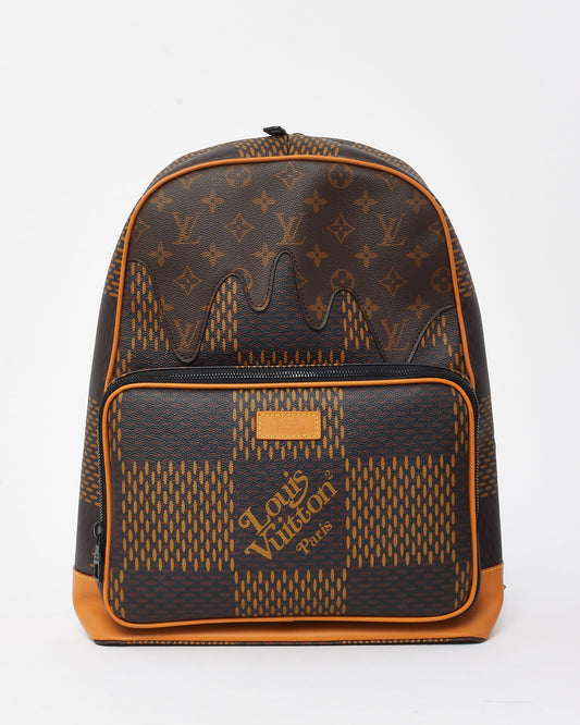 Louis Vuitton x NIGO Monogram and Giant Damier Ebene Coated Canvas Campus Backpack