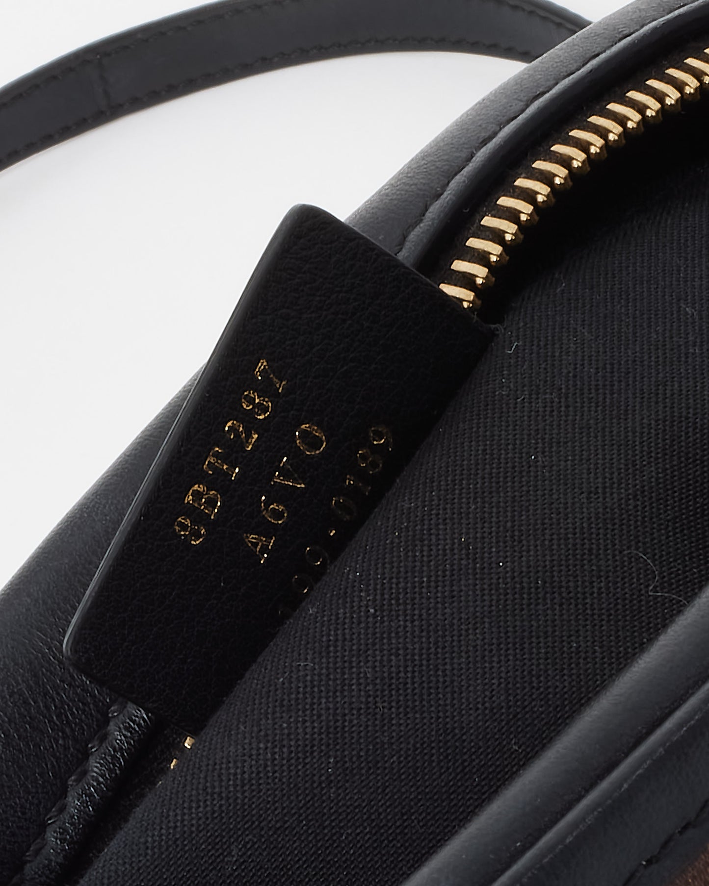 Fendi Black & Brown FF Zucca Coated Canvas FF 1974 Stamp Camera Bag