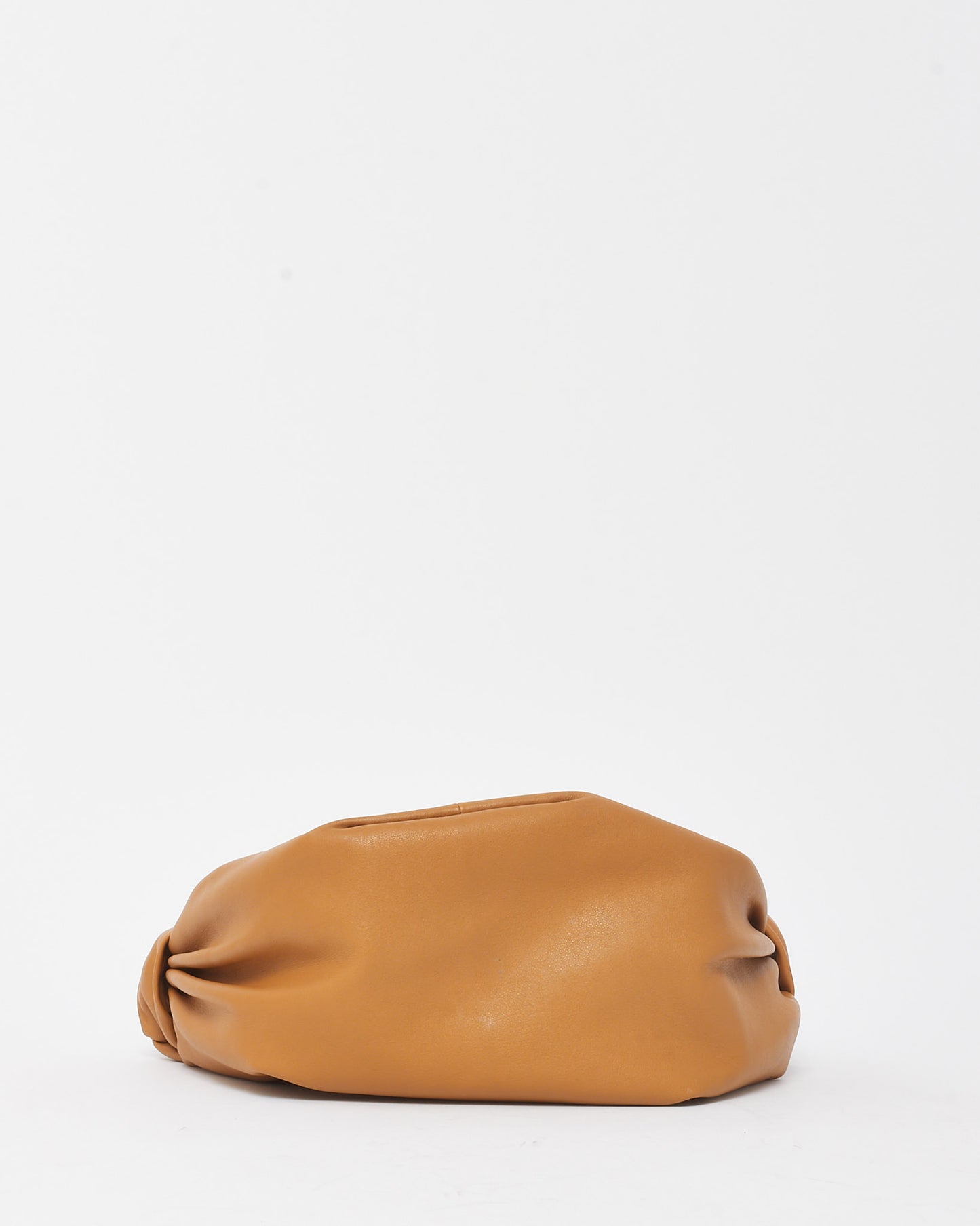 Bottega Veneta Tan Leather The Teen Double Knot Top Handle Bag