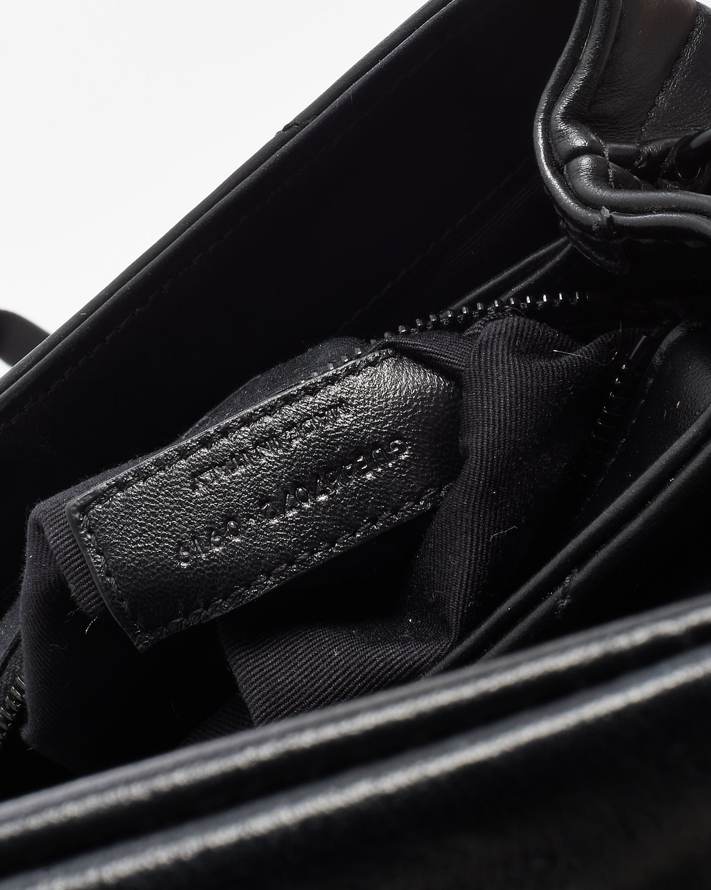 Saint Laurent Black Chevron Quilted Leather Toy Loulou Crossbody Bag BHW