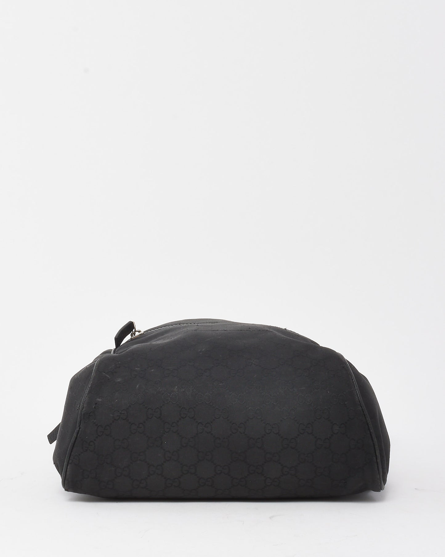 Gucci Black GG Monogram Nylon Slim Backpack