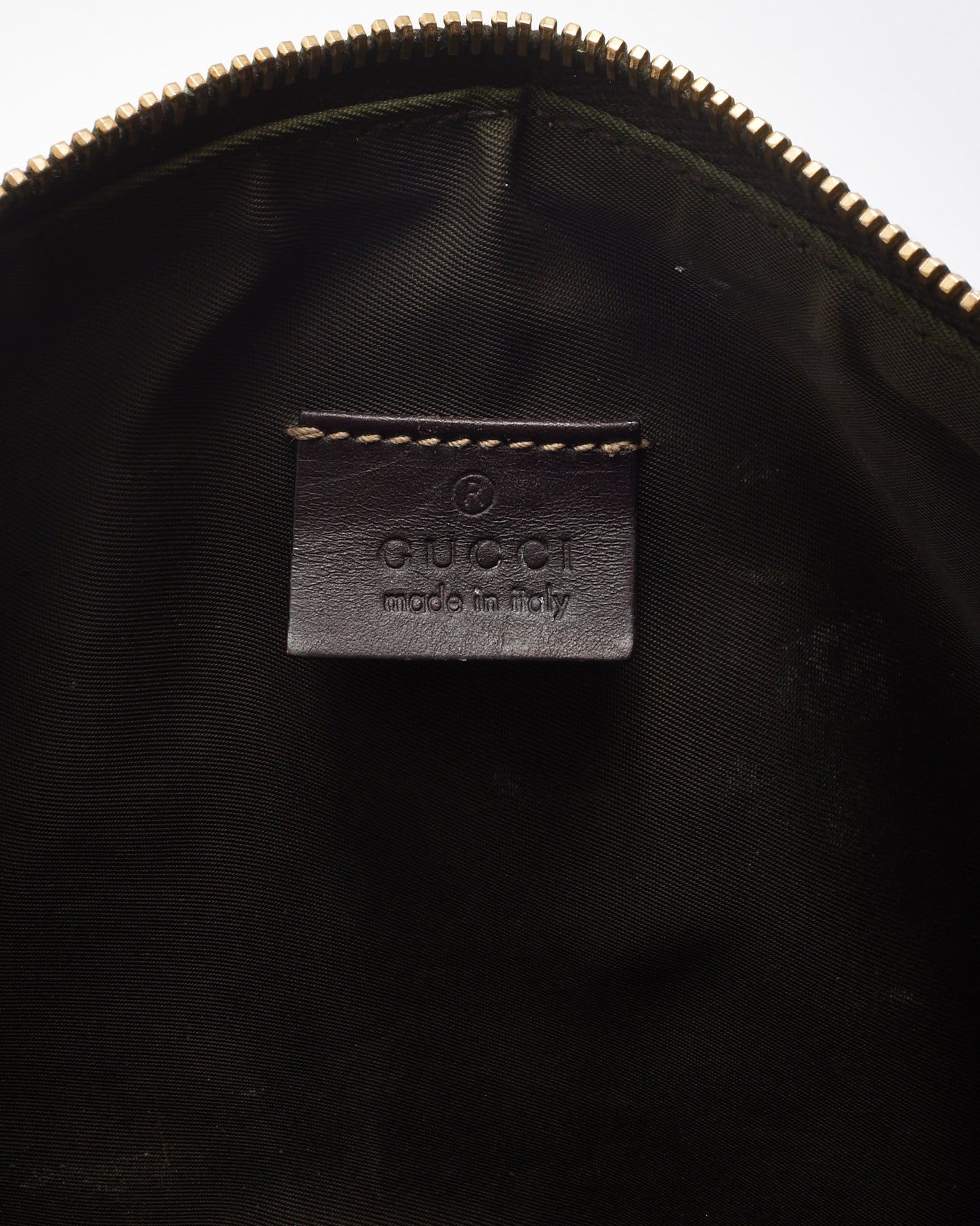 Gucci Beige and Brown GG Supreme Monogram Coated Canvas 26cm Large Toiletry Pouch