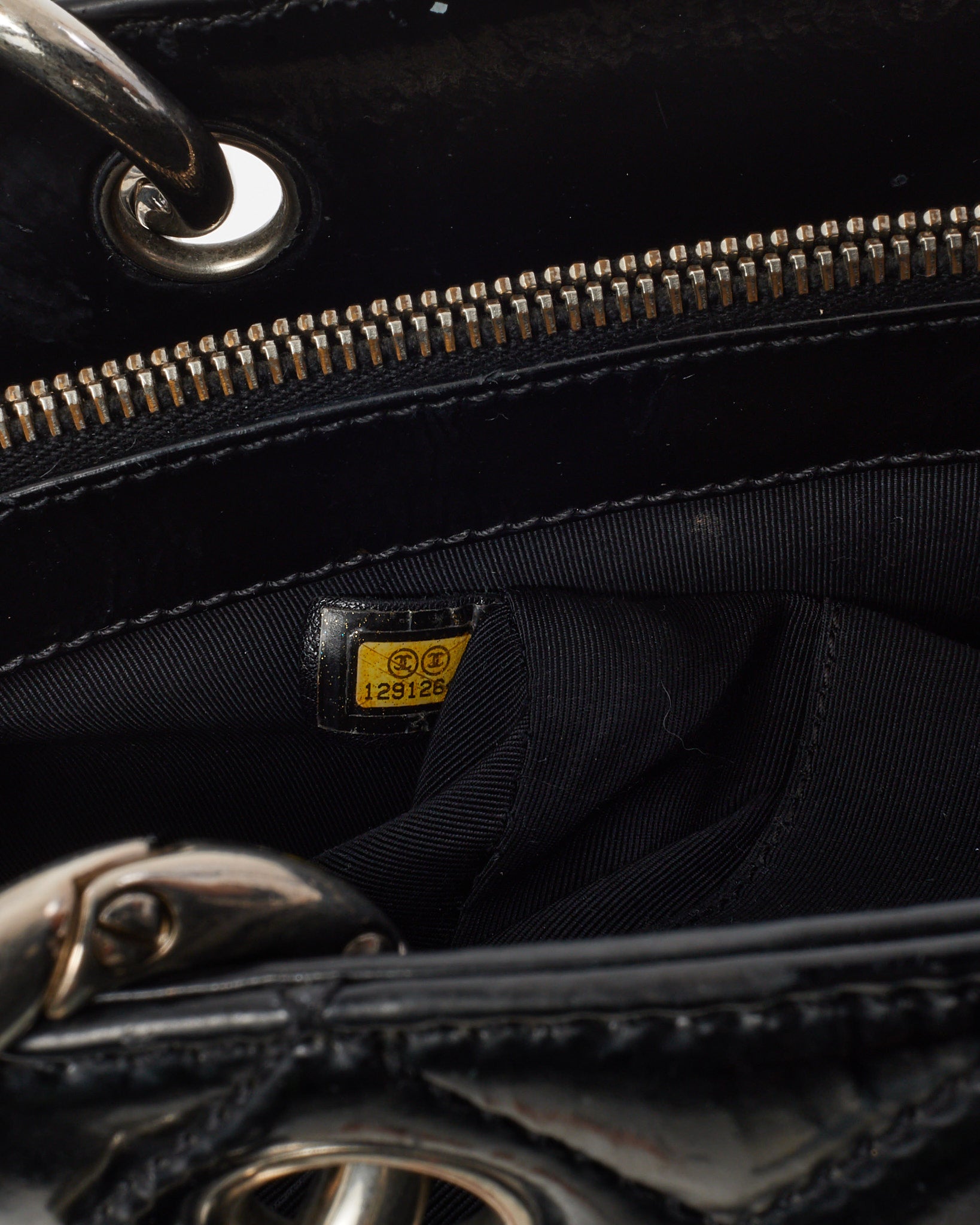 Buy Chanel Black Patent Leather GST Shopper Tote Bag SHW