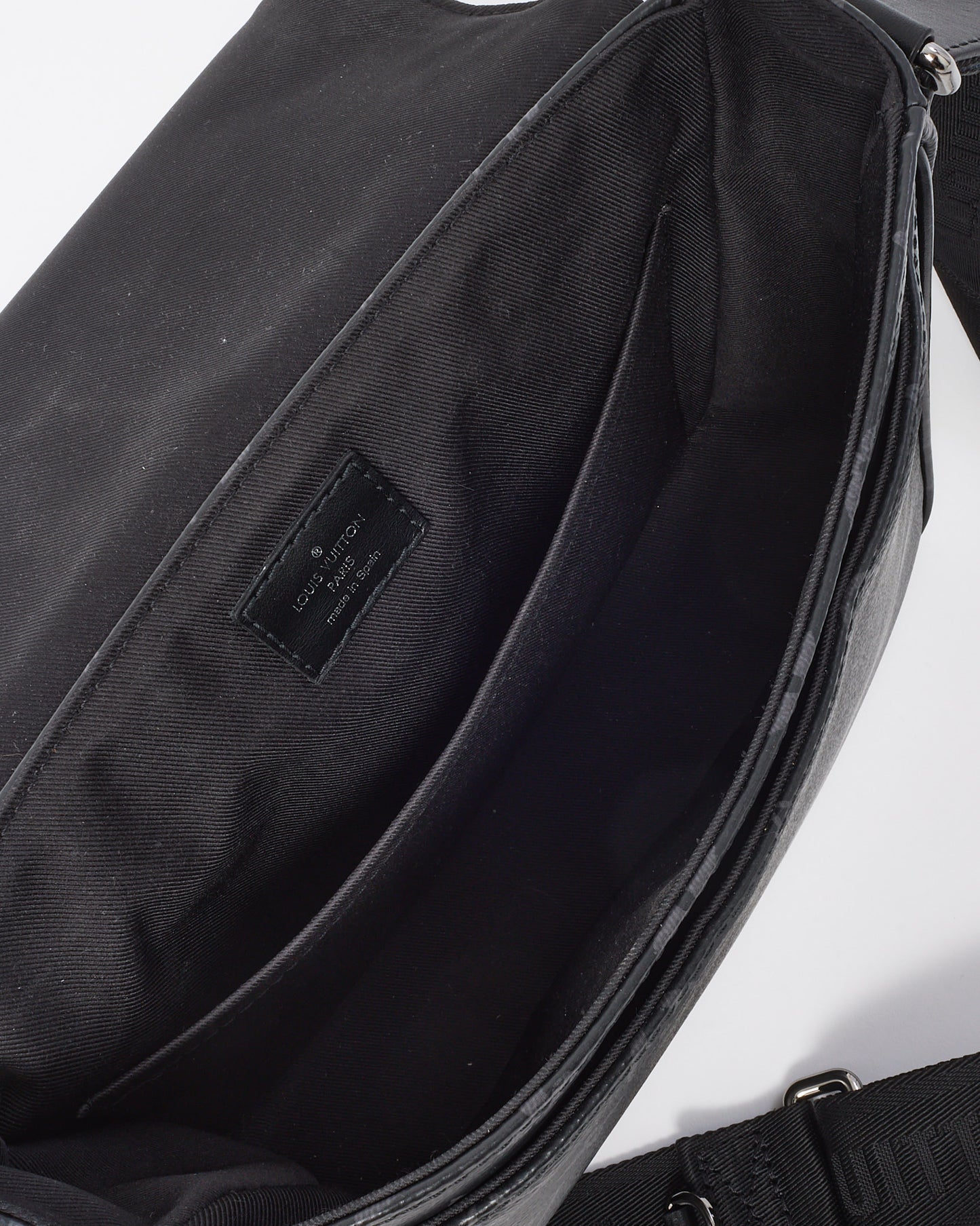 Louis Vuitton Black Monogram Coated Canvas Eclipse District PM Crossbody Bag