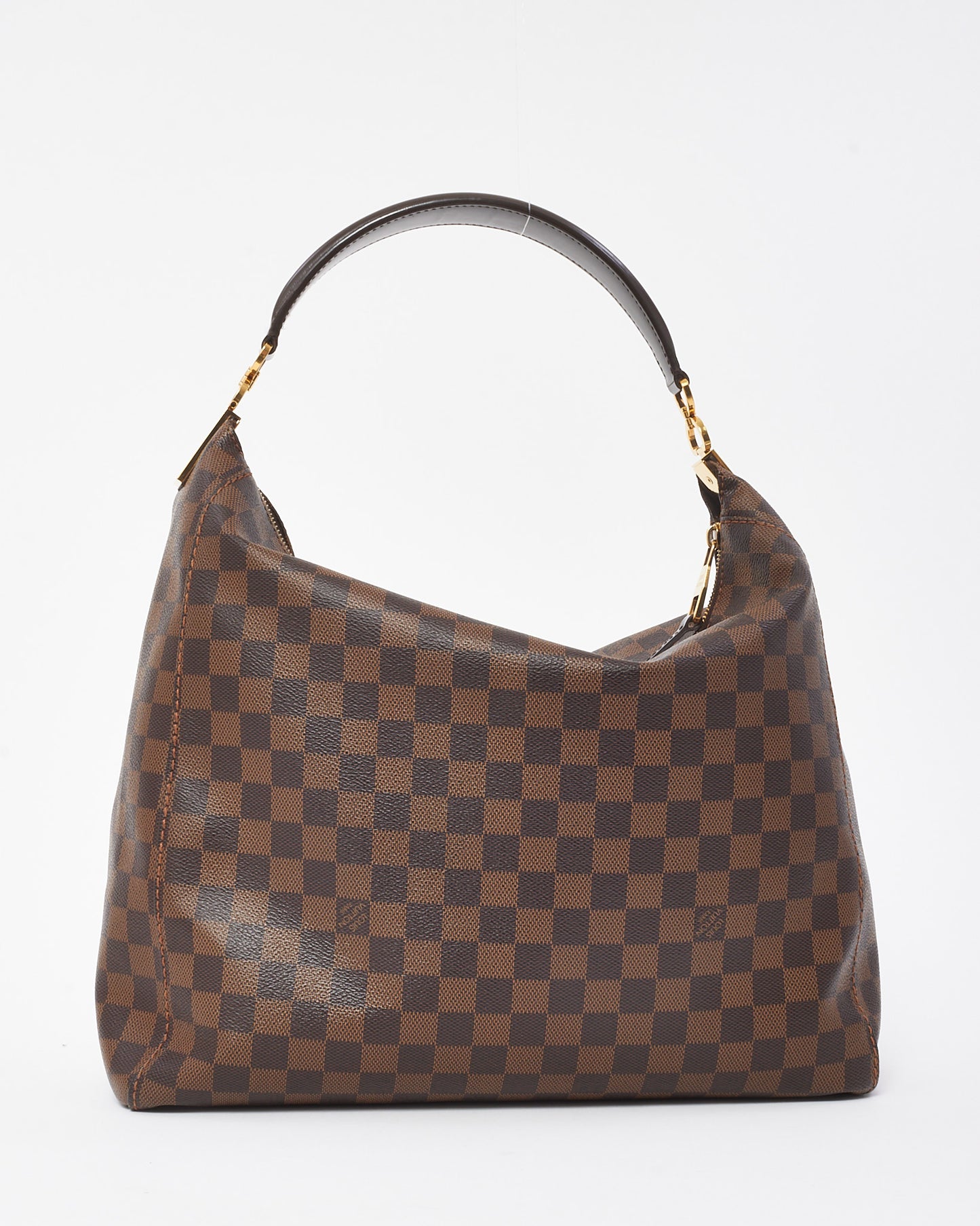 Louis Vuitton Damier Ebene Coated Canvas Portobello GM Shoulder Bag