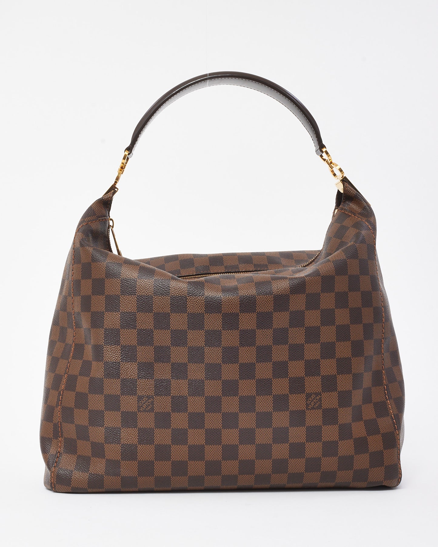 Louis Vuitton Damier Ebene Coated Canvas Portobello GM Shoulder Bag