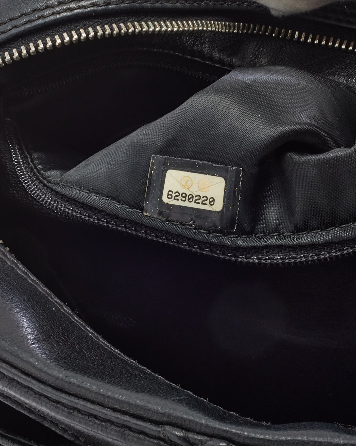 Chanel Vintage Quilted Calfskin Leather Square Shoulder Bag with Logo Zipper