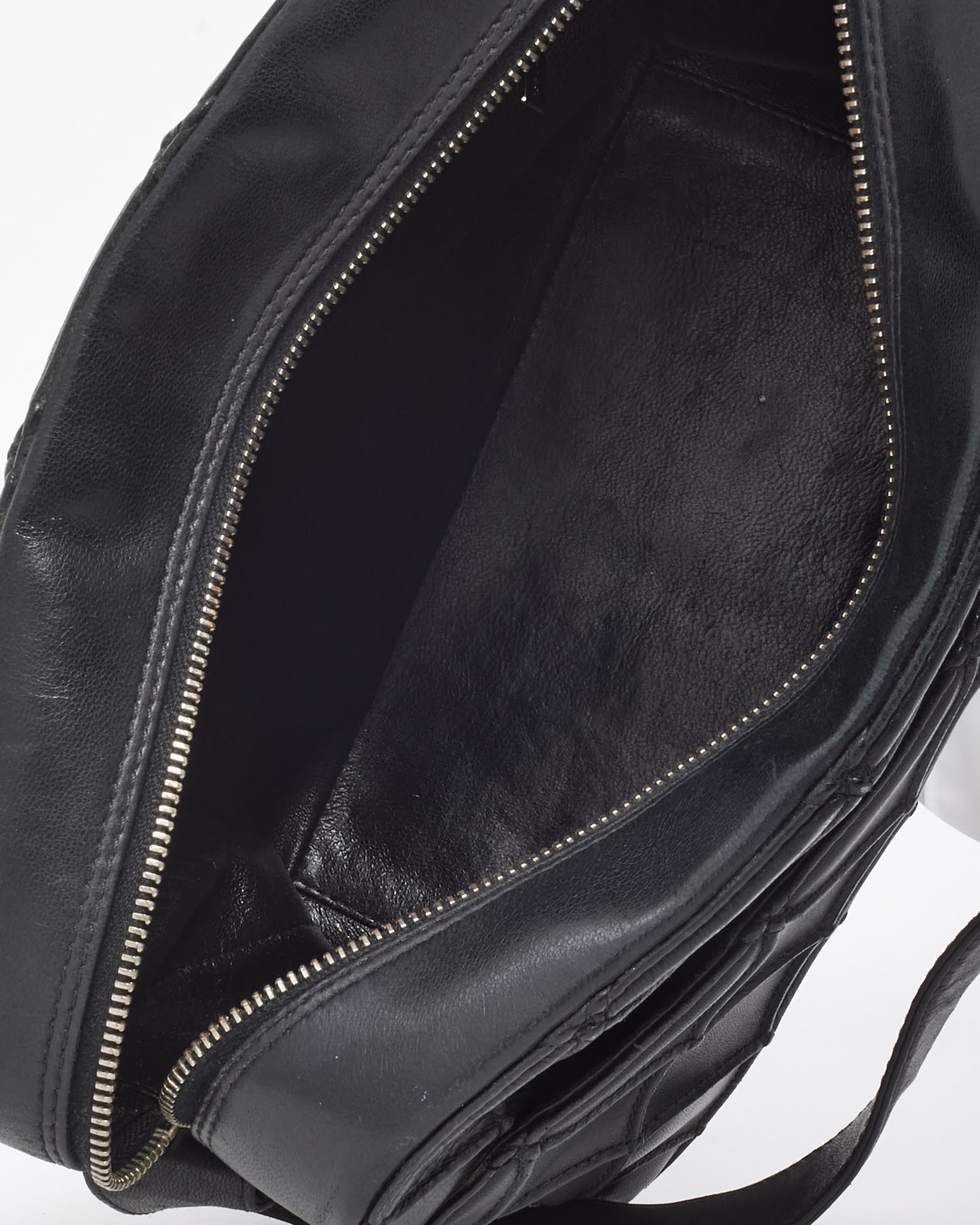 Chanel Vintage Quilted Calfskin Leather Square Shoulder Bag with Logo Zipper