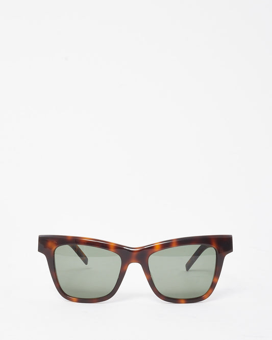 Saint Laurent Brown Havana SLM106 003 Square Sunglasses