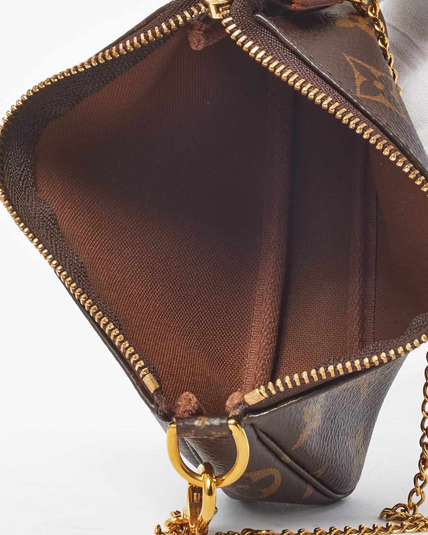 Louis Vuitton Monogram Coated Canvas Mini Pochette Accessoires