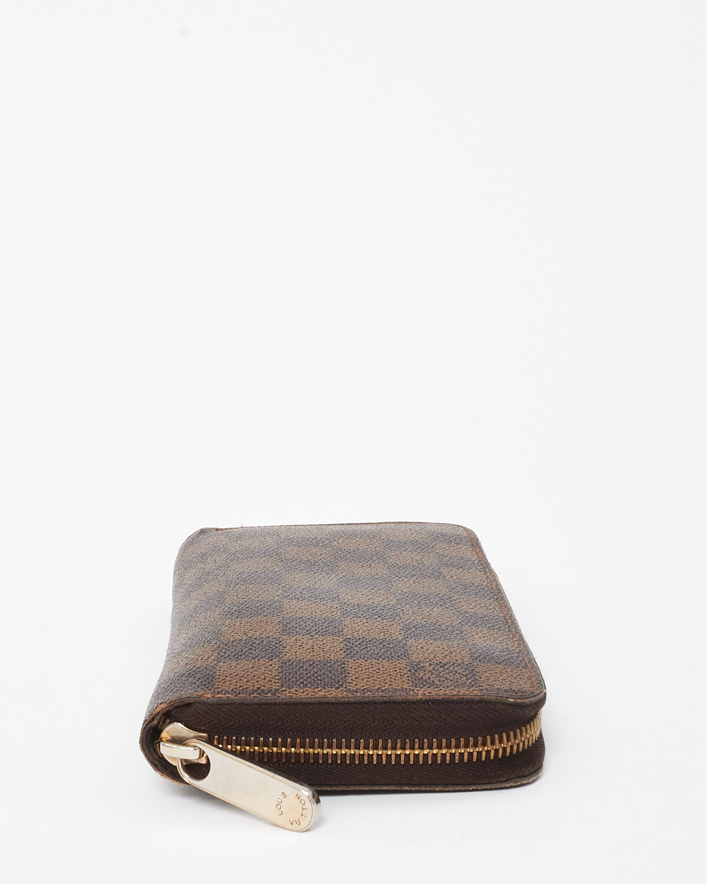 Louis Vuitton Damier Ebene Coated Canvas Long Zippy Wallet