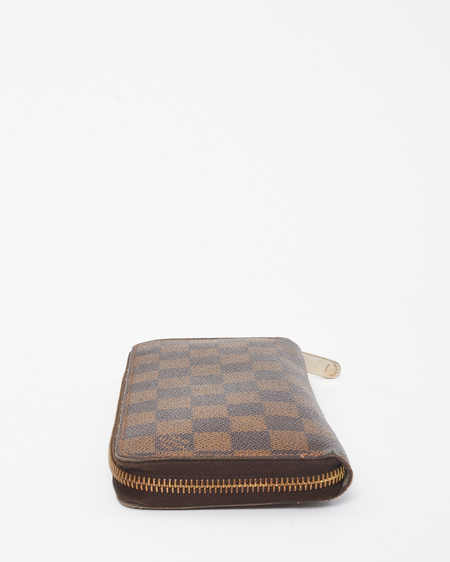 Louis Vuitton Damier Ebene Coated Canvas Long Zippy Wallet
