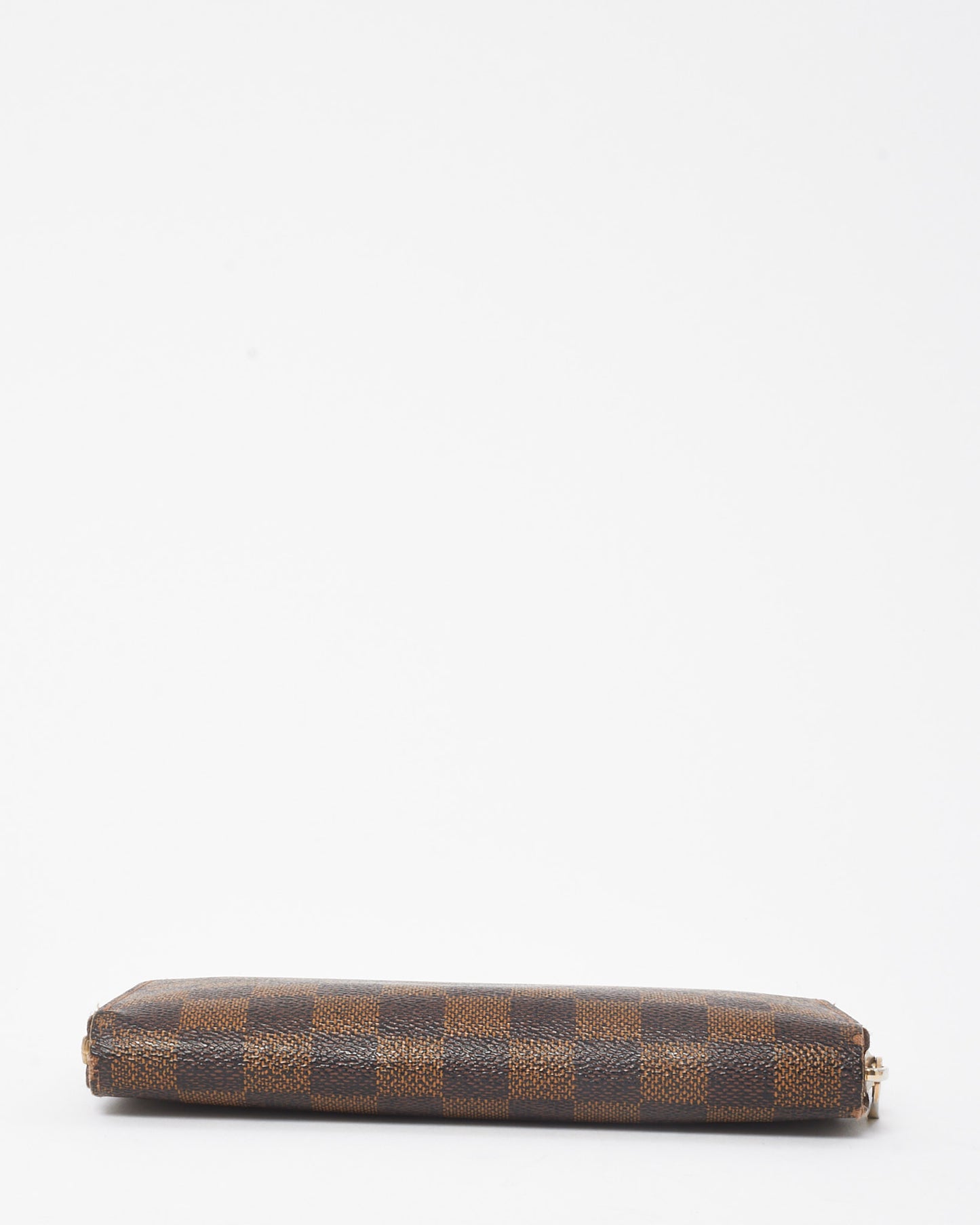 Louis Vuitton Damier Ebene Coated Canvas Long Zippy Wallet