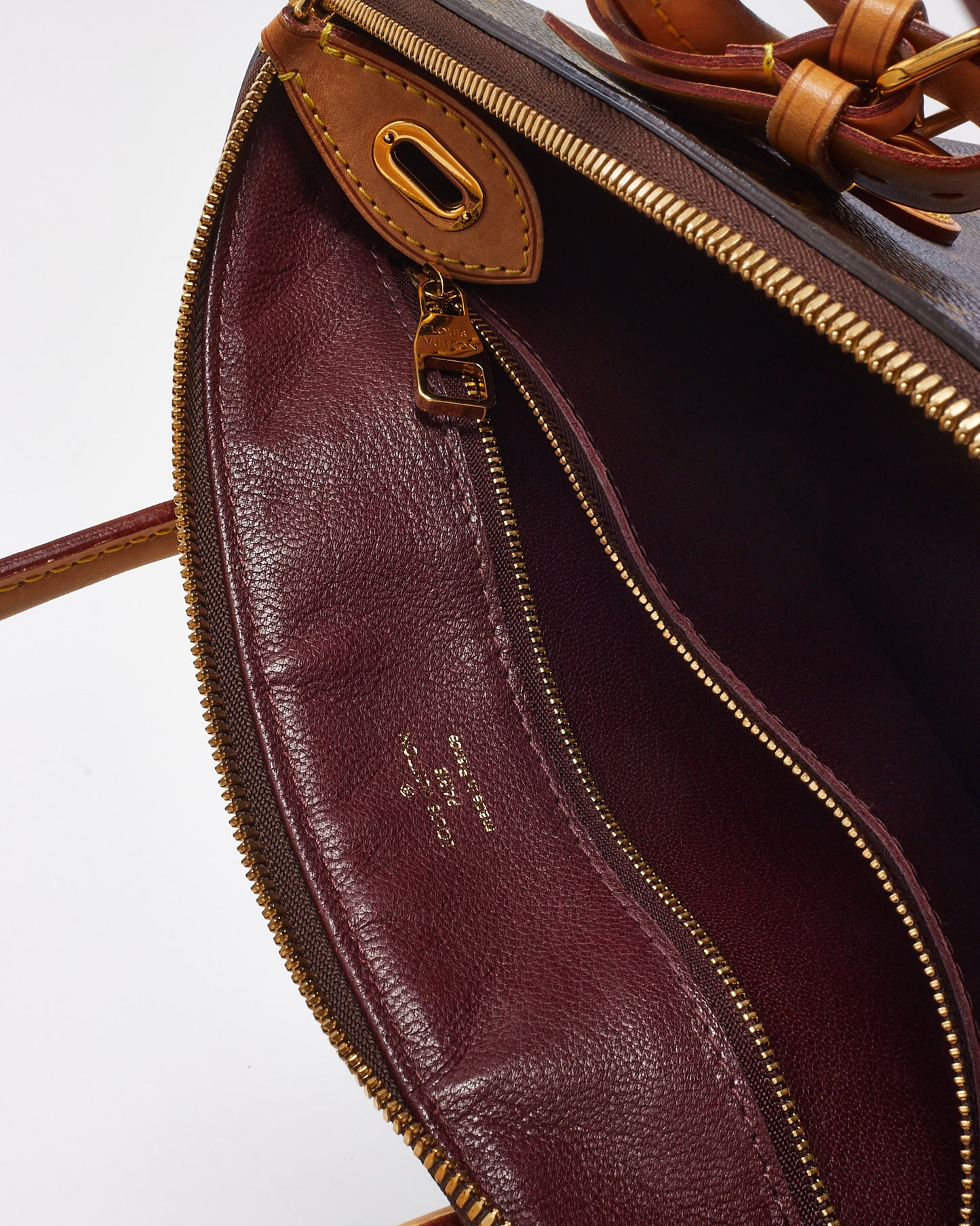 Louis Vuitton Monogram Canvas Lockit MM Top Handle Bag