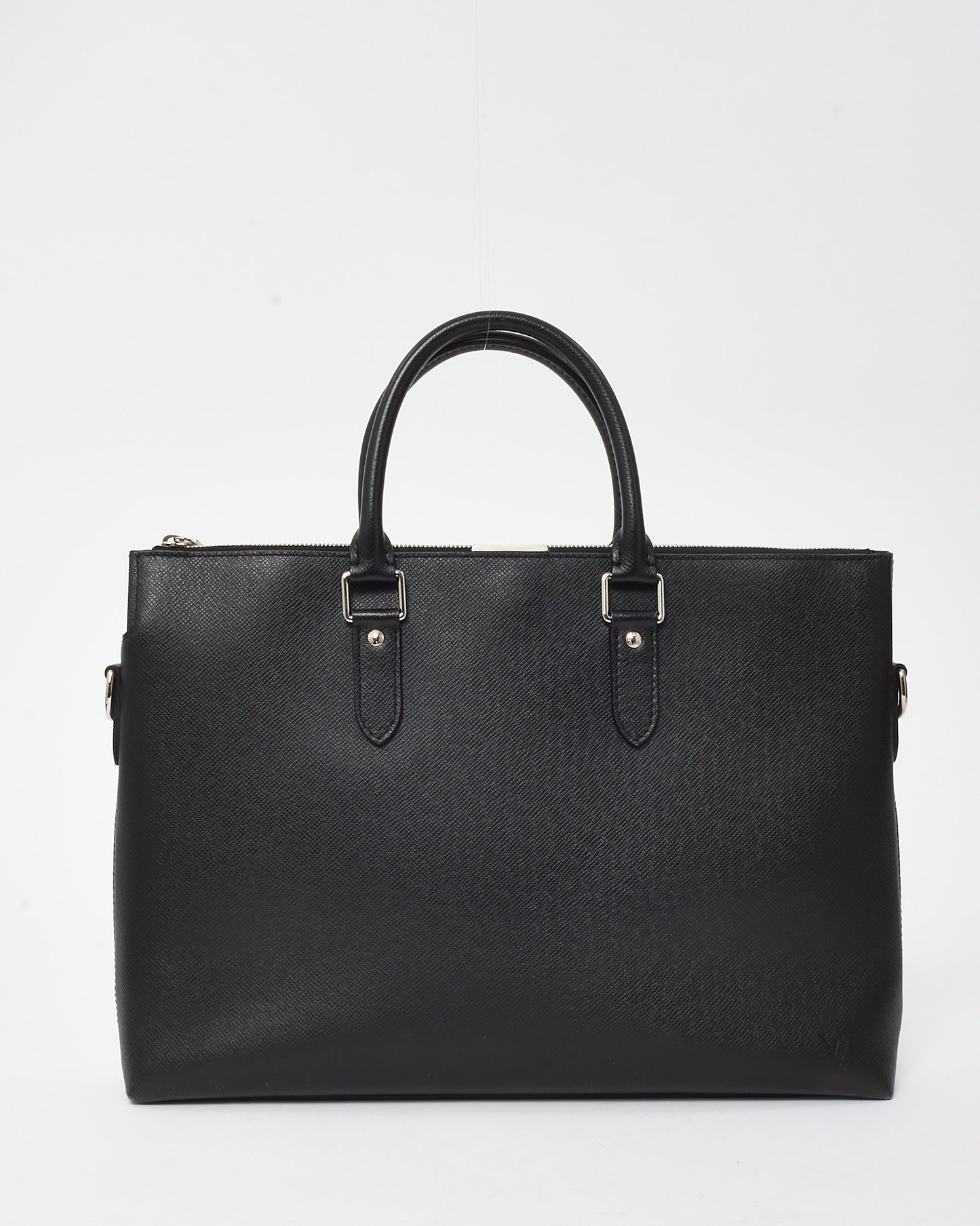 Louis Vuitton Black Taiga Leather Anton Soft 2Way Briefcase