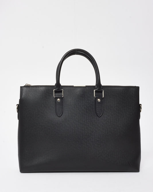 Louis Vuitton Black Taiga Leather Anton Soft 2Way Briefcase