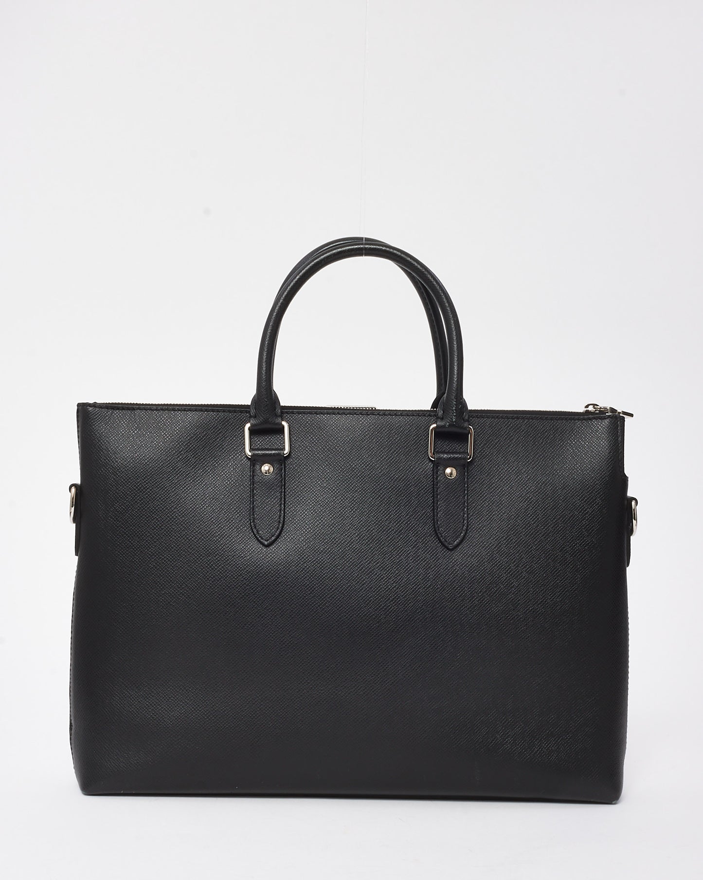 Louis Vuitton Black Taiga Leather Anton Soft 2Way Briefcase