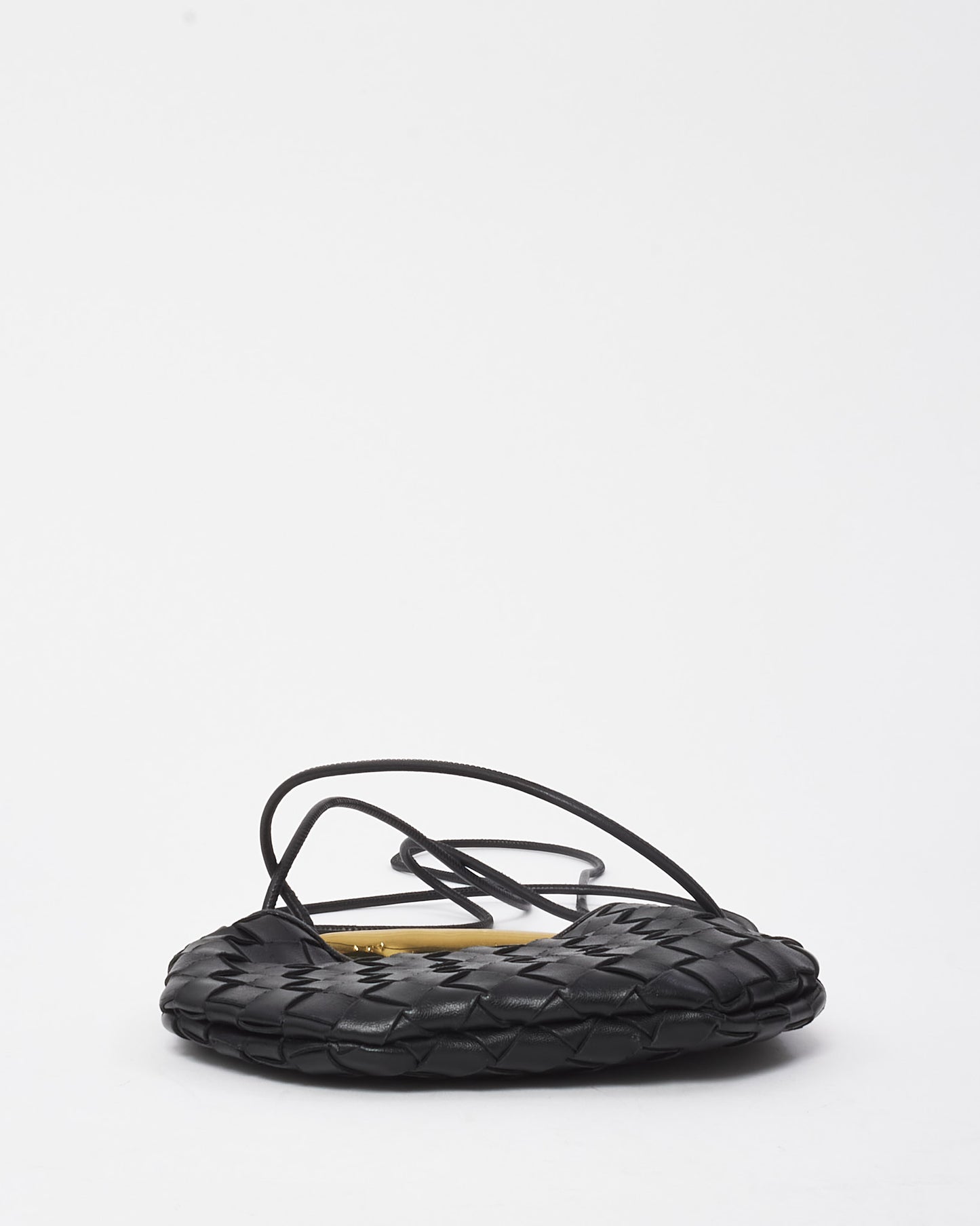 Bottega Veneta Black Intrecciato leather Baby Sardine Crossbody Bag