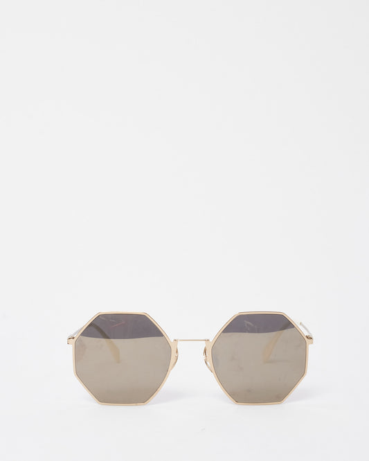 Fendi Gold Geometric FF0292/S Sunglasses