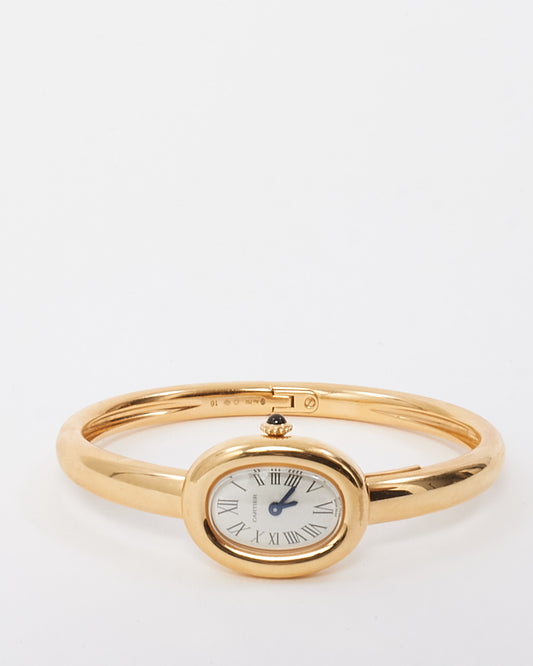 Cartier Gold Mini Model Baignoire Watch - Size 16
