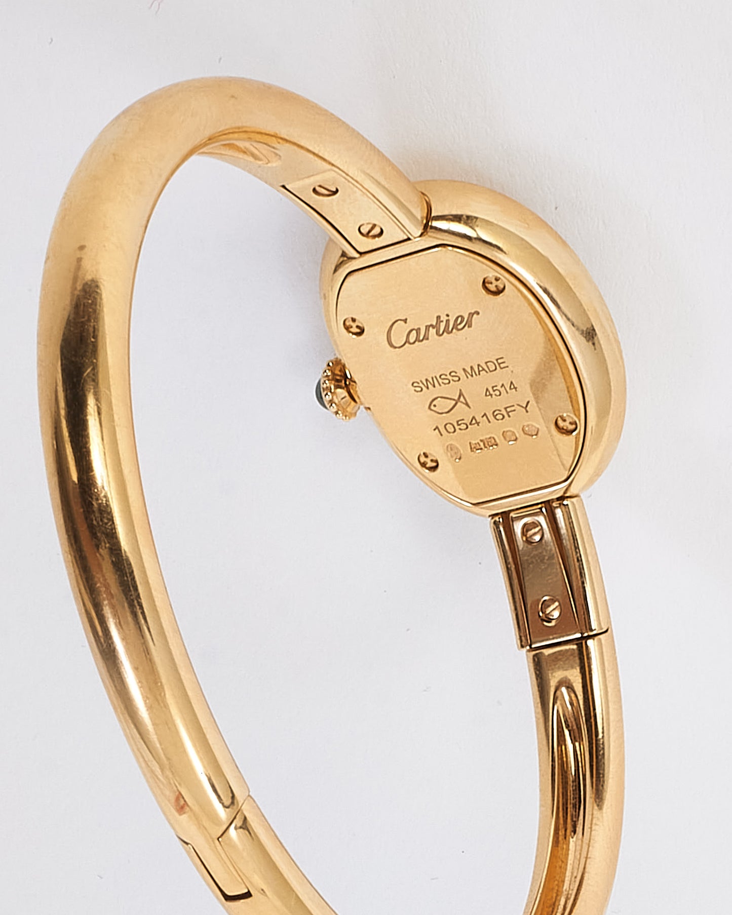 Cartier Gold Mini Model Baignoire Watch - Size 16