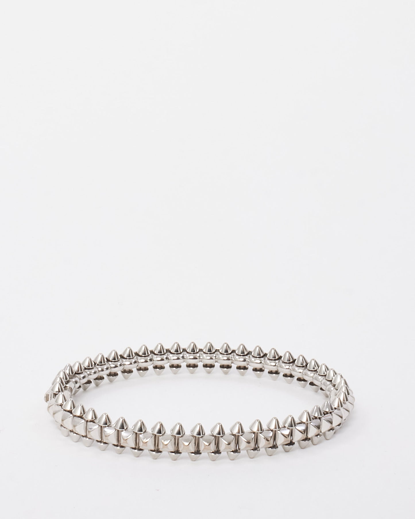 Cartier White Gold Medium Model Clash de Cartier Bracelet - Size 16