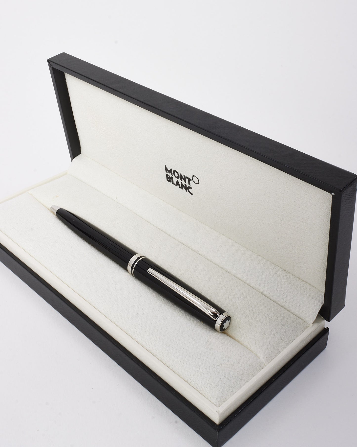 MontBlanc Black and Silver PIX Black Ballpoint Pen