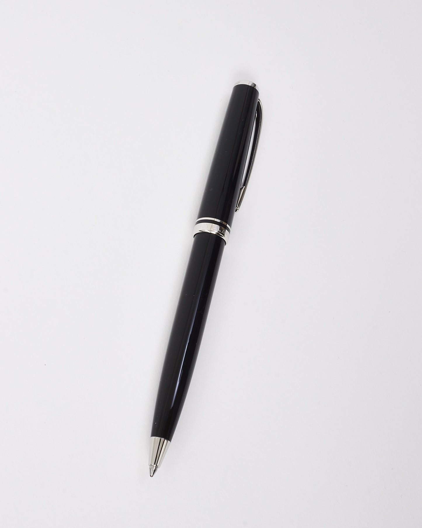 MontBlanc Black and Silver PIX Black Ballpoint Pen