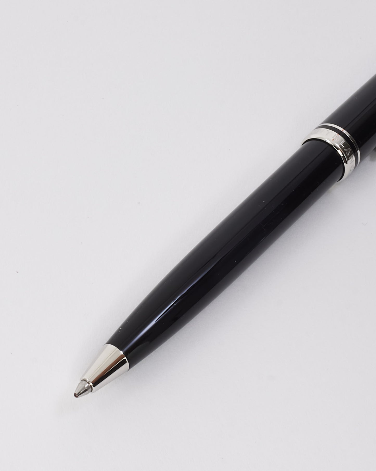 MontBlanc Black and Silver PIX Black Ballpoint Pen