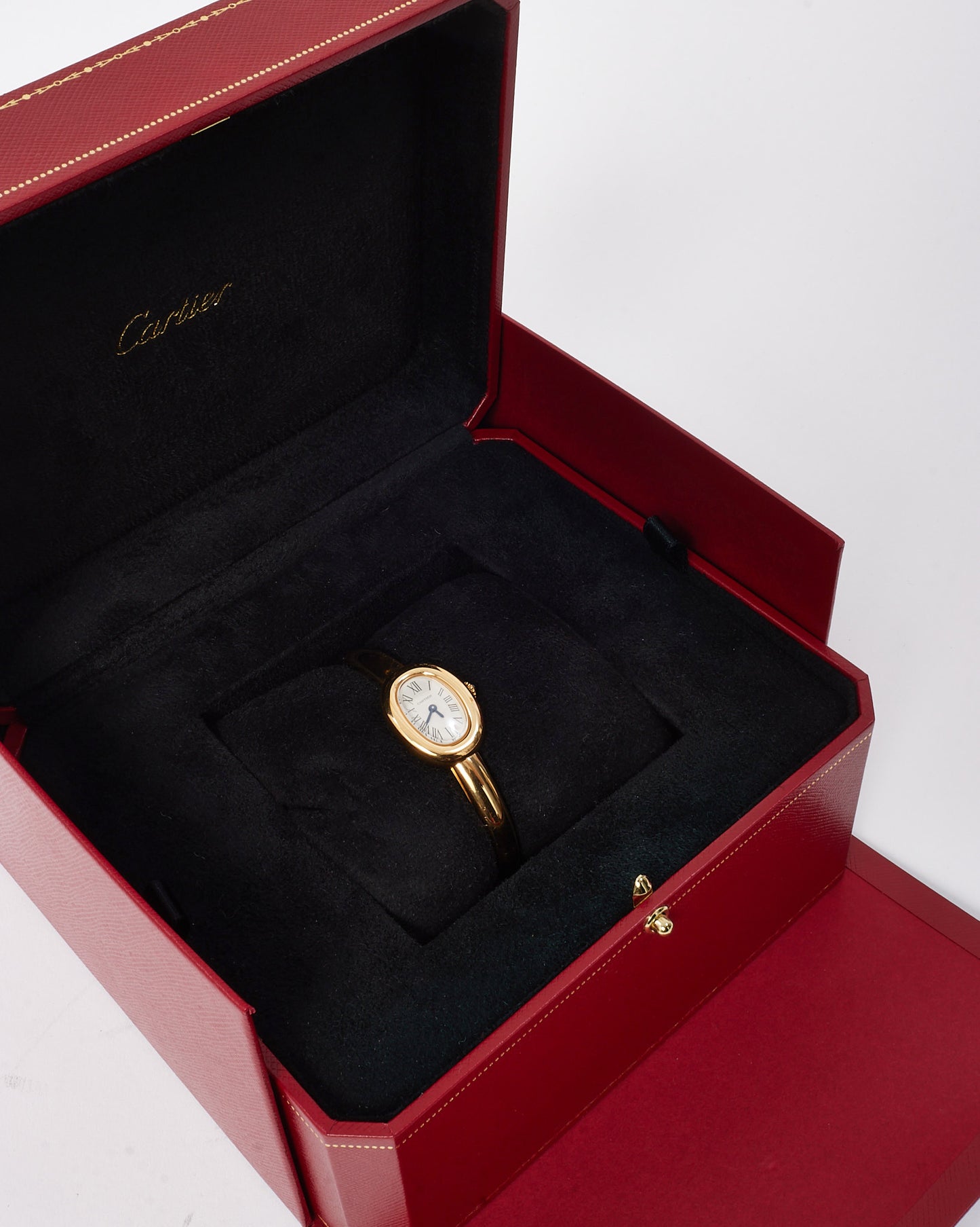 Cartier Gold Mini Model Baignoire Watch - Size 16