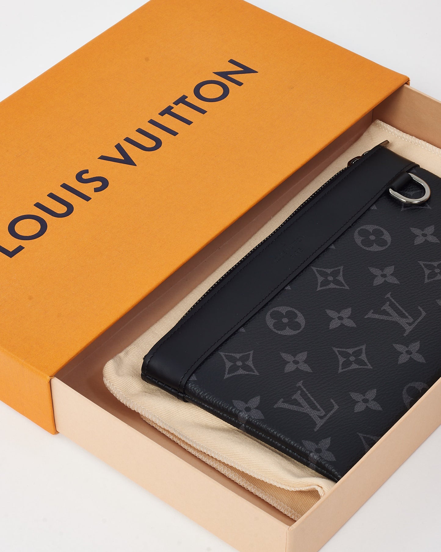 Louis Vuitton Black Monogram Eclipse Discovery PM Pochette/Wallet