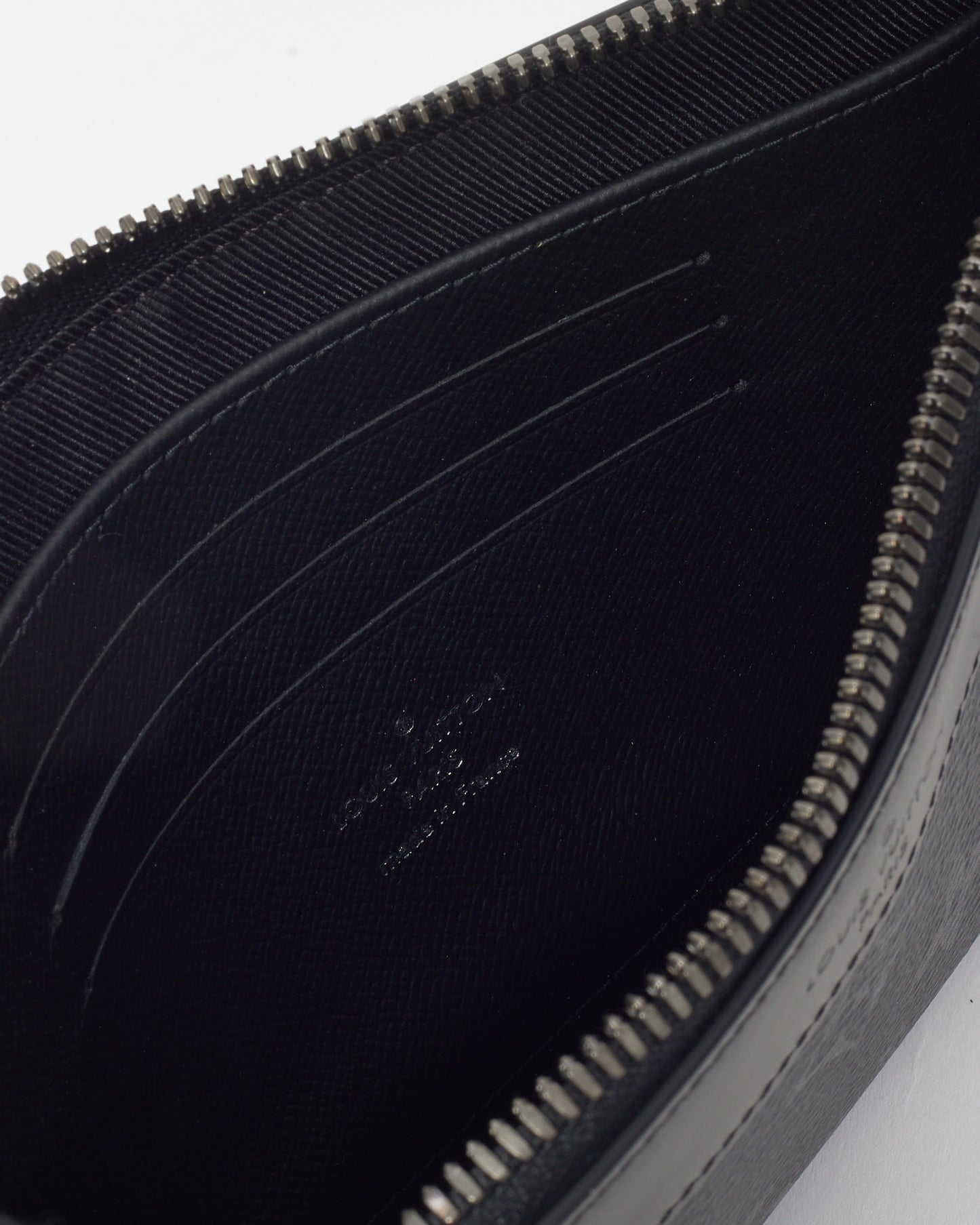 Louis Vuitton Black Monogram Eclipse Discovery PM Pochette/Wallet